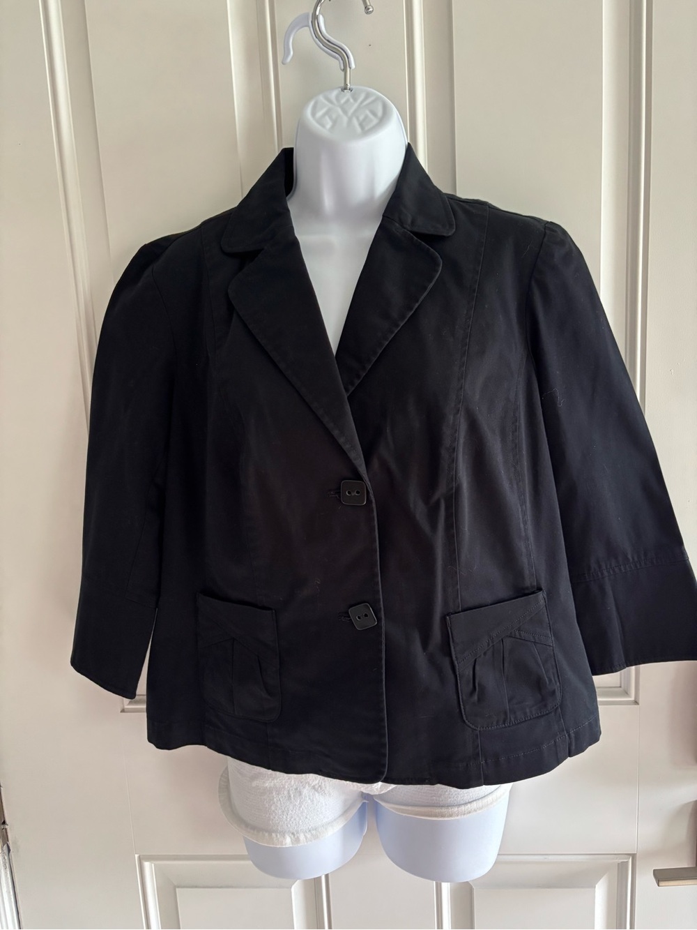 Women’s Black Two-Button Blazer by Tribella